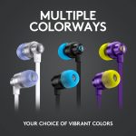 Logitech G333 Gaming Earphones with dual audio drivers, in-line mic and volume control, compatible with PC/PS/Xbox/Nintendo/Mobile with 3.5mm Aux or USB-C Port - Black, 981-000924 - Image 9