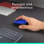 Logitech M171 Wireless Mouse, 2.4 Ghz With USb Mini Receiver, Optical Tracking, 12-Months Battery Life, AmbidextroUS Pc/Mac/Laptop - Blue, 910-004640 - Image 3