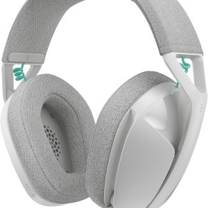 Logitech G321 LIGHTSPEED Wireless Bluetooth Gaming Headset, dynamic comfort and fit, 16 kHz boom mic, 20+ hrs battery, PC, PS4, PS5, Nintendo Switch, Mobile - White, 981-001569