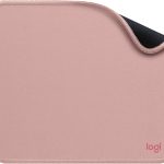Logitech Mouse Pad - Studio Series, Computer Mouse Mat with Anti-slip Rubber Base, Easy Gliding, Spill-Resistant Surface, Durable Materials, Portable, in a Fresh Modern Design - Pink, 956-000050