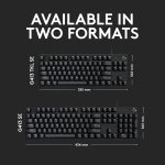 Logitech G413 SE Full-Size Mechanical Gaming Keyboard - Backlit Keyboard with Tactile Mechanical Switches, Anti-Ghosting, Compatible with Windows, macOS, AR Keyboard - Black, 920-010806 - Image 6