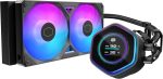 Cooler Master ML 240 Atmos II LCD ARGB Simple Water Cooling CPU Cooler, Black, MLX-D24M-A25SZ-L1