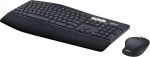 Logitech MK850 Multi-Device Wireless Keyboard and Mouse Combo, 2.4GHz Wireless & Bluetooth, Curved Keyframe, 12 Programmable Keys, Arabic KB, Black, 920-010568 - Image 5