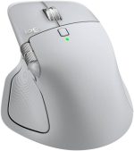 Logitech MX Master 4 High-performance Wireless Mouse with haptic feedback, USB-C Fast Charging, Pale Gray, 910-007563 - Image 4