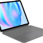 Logitech Combo Touch for iPad Air, Backlit keyboard and precise trackpad, Oxford Grey, 920-012617