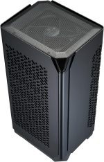 Cooler Master NCORE 100 Air Mini-ITX PC Tower Case, Anodized Aluminum, 356mm Vertical Triple-Slot Mount GPU, SFX PSU 130mm, Air Cooler Up to 70 mm, Compatible RTX 5080 | RX 9070 XT, Black, NR100-KNNN-S00 - Image 2