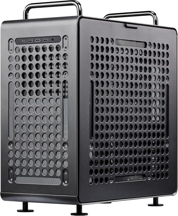 Cooler Master QUBE 540 High-Airflow ATX Mid-Tower Case, 415mm GPU Clearance Max, Designed Ready RTX 5090|RX 9070 XT, Tempered Glass, Modular & Customizable Design, Reversible I/O Panel – Stardust Iron, Q540-MGNN-S00 - Image 5