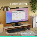 Logitech K250 Bluetooth Keyboard with Numpad, Easy Connectivity, Compact Wireless Keyboard made with Recycled Plastic, Spill-Resistant, comfortable Keys - Windows/MacOS, ARA Keyboard - Graphite, 920-013463 - Image 2