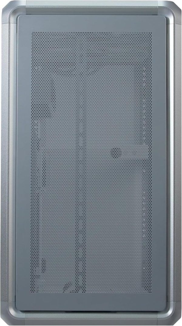 Cooler Master MasterFrame 500 Mesh aRGB Silver Freeform 2.0 Modular Platform Open-Air ATX Mid-Tower Case, Aluminum Frame,Dual 200mm aRGB Fans, 390mm GPU Max, 360mm AIO Max, Type C, Tempered Glass, Silver, MF500M-SHNN-S01 - Image 3