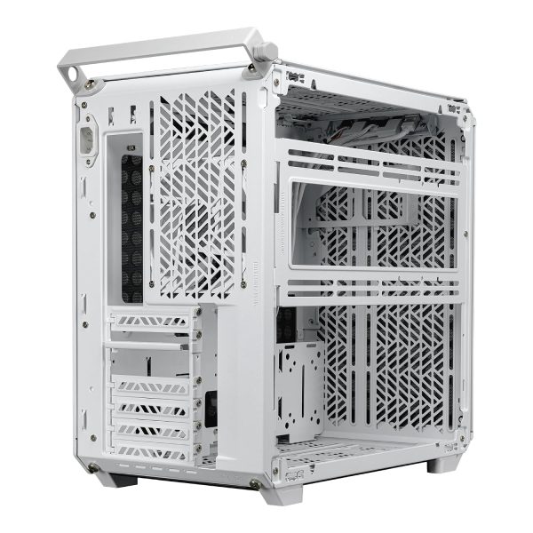 Cooler Master QUBE 500 Flatpack Black Small High Airflow Mid-Tower ATX Customizable Gaming PC Case, Tempered Glass, Vertical GPU Mount, USB-C, Carrying Handle, Gem Mini, Q500-WGNN-S00 - Image 5
