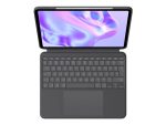 Logitech Combo Touch Backlit keyboard and precise trackpad for iPad Pro, Graphite, 920-012669 - Image 2