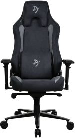 Arozzi Vernazza Supersoft Gaming Chair, 4D Armrests, 145kg Weight Capacity, Standard Size, Black-Gray, VERNAZZA-SPSF-BK