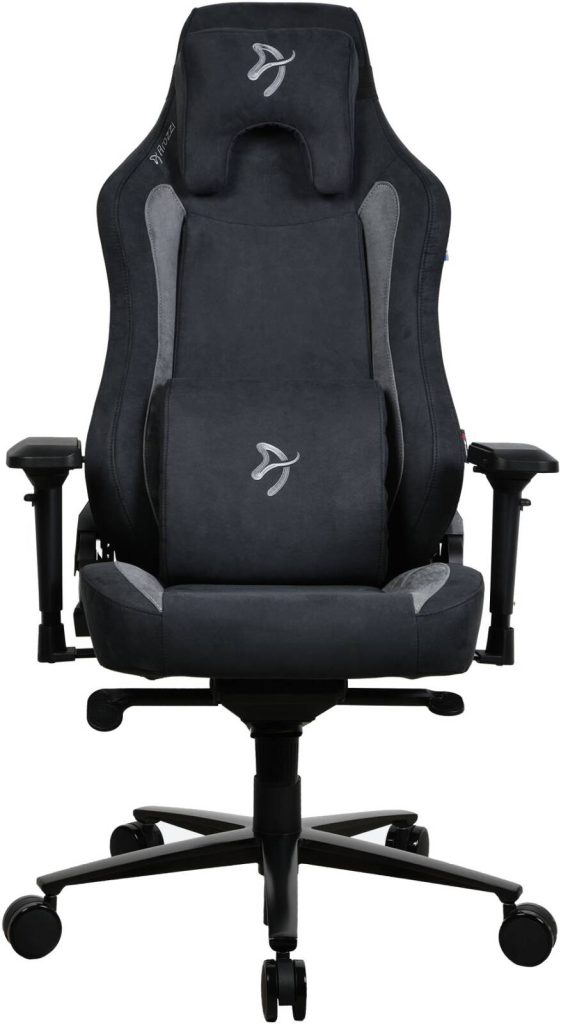 Arozzi Vernazza Supersoft Gaming Chair, 4D Armrests, 145kg Weight Capacity, Standard Size, Black-Gray, VERNAZZA-SPSF-BK