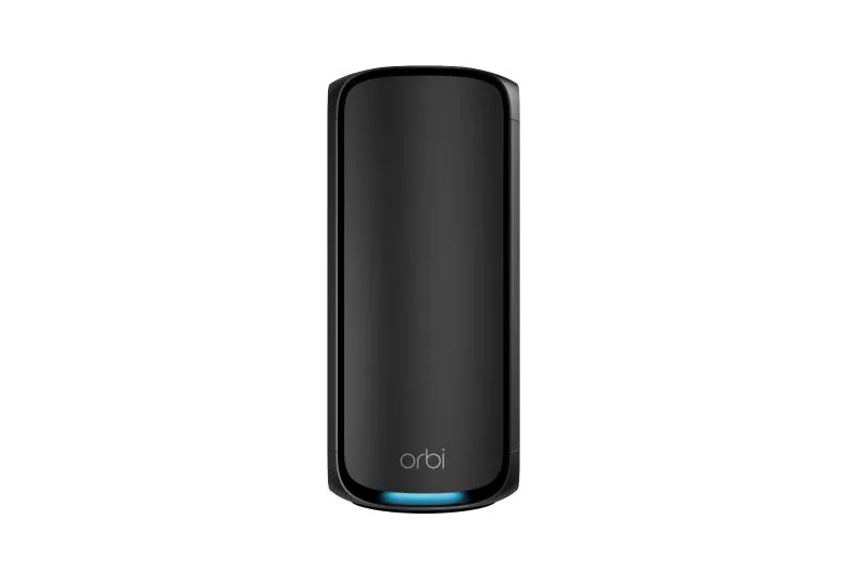 Netgear Orbi 970 Series Quad-Band WiFi 7 Mesh Add-on Satellite RBE970 – Works with Orbi RBE972S and RBE973S, Adds Coverage Up to 3,300 sq. ft., BE27000 Up to 27Gbps – Black, RBE970B-100EUS