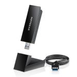 NETGEAR Nighthawk WiFi 6E USB 3.0 Adapter (A8000) | AXE3000 Tri-Band Wireless Gigabit Speed (Up to 3Gbps) | New 6GHz Band | for Windows PC, A8000-100PAS