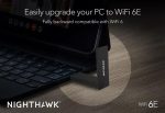 NETGEAR Nighthawk WiFi 6E USB 3.0 Adapter (A8000) | AXE3000 Tri-Band Wireless Gigabit Speed (Up to 3Gbps) | New 6GHz Band | for Windows PC, A8000-100PAS - Image 2