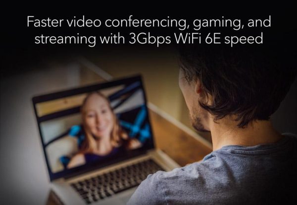NETGEAR Nighthawk WiFi 6E USB 3.0 Adapter (A8000) | AXE3000 Tri-Band Wireless Gigabit Speed (Up to 3Gbps) | New 6GHz Band | for Windows PC, A8000-100PAS - Image 4