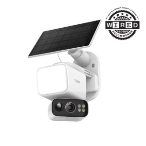 TP-Link Tapo C615F KIT Solar-Powered Floodlight Pan/Tilt Security Camera Kit, White