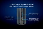 Netgear Orbi 970 Series Quad-Band WiFi 7 Mesh Network System RBE973S, Router + 2 Satellite Extenders, Covers Up to 10,000 sq. ft., 200 Devices, 10 Gig Internet Port, BE27000 Up to 27Gbps - Black, RBE973SB-100EUS - Image 8