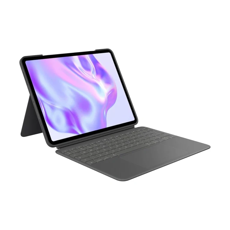 Logitech-Combo-Touch-Keyboard-Book-Cover-Apple-iPad-Pro-13-2024-Grau-Qwerty-UK