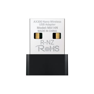 Mercusys MA14N AX300 Nano Wireless USB Adapter, Black