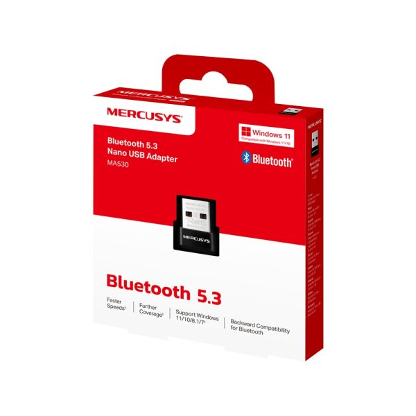 Mercusys MA530 Bluetooth 5.3 Nano USB Adapter, Black - Image 6
