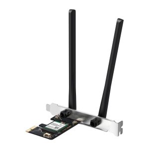 Mercusys MA80XE AX3000 Wi-Fi 6 Bluetooth 5.3 PCIe Adapter, Black