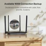 Mercusys MB115-4G 300 Mbps Wireless N 4G LTE Router, Black - Image 6