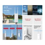 Mercusys MB118-4G 300 Mbps Wireless 4G LTE Outdoor/Indoor Router, White - Image 4