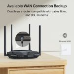 Mercusys MB235-4G 4G+ Cat6 AC1200 Wireless Dual Band Gigabit Router, Black - Image 6