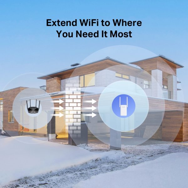 Mercusys ME80X AX3000 Wi-Fi 6 Range Extender, White - Image 6