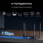 Mercusys MR25BE BE3600 Dual Band Wi-Fi 7 Router, Black - Image 6