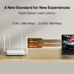Mercusys MR25WBE BE3600 Dual Band Wi-Fi 7 Router, White - Image 4