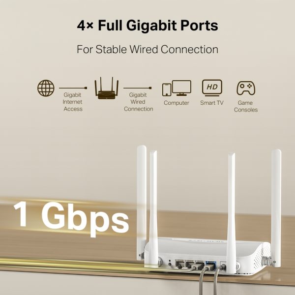 Mercusys MR25WBE BE3600 Dual Band Wi-Fi 7 Router, White - Image 8