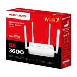 Mercusys MR25WBE BE3600 Dual Band Wi-Fi 7 Router, White - Image 10