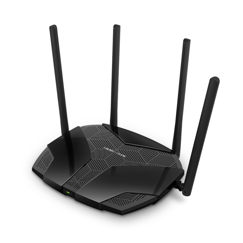 Mercusys MR80X AX3000 Dual-Band Wi-Fi 6 Router, Black
