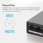 Mercusys MS105GP 5-Port Gigabit Desktop Switch with 4-Port PoE+, Black - Image 10