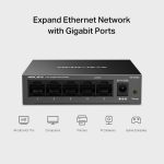 Mercusys MS105GS 5-Port Gigabit Desktop Switch, Black - Image 5