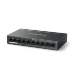 Mercusys MS110P 10-Port 10/100Mbps Desktop Switch with 8-Port PoE+, Black - Image 3
