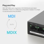 Mercusys MS110P 10-Port 10/100Mbps Desktop Switch with 8-Port PoE+, Black - Image 6