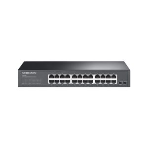 Mercusys MS124GS 24-Port Gigabit Desktop/Rackmount Switch, Black