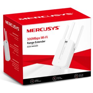 Mercusys MW300RE 300Mbps Wi-Fi Range Extender, White