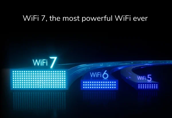 NETGEAR Nighthawk (RS100) Dual-Band WiFi 7 Router - Security Features, BE3600 WiFi Speed (up to 3.6Gbps) - Coverage up to 135m2, 50 Devices - 2.5G Internet Port, RS100-100APS - Image 3