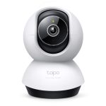 TP-Link Tapo TC74 Pan/Tilt AI Home Security Wi-Fi Camera, White