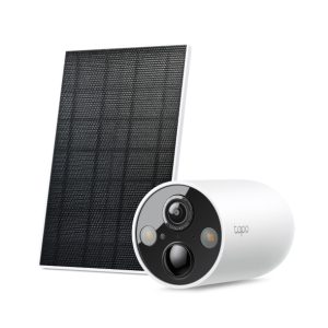 Tp-Link Tapo TC85 KIT, Solar-Powered Security Camera Kit, White