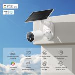 Tp-Link Tapo TC85 KIT, Solar-Powered Security Camera Kit, White - Image 4