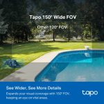 Tp-Link Tapo TC85 KIT, Solar-Powered Security Camera Kit, White - Image 8