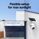 TP-Link Tapo C660 KIT Solar-Powered Pan/Tilt Security Camera Kit, White - Image 3