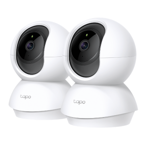 TP-Link Tapo C200P2 Pan/Tilt Home Security Wi-Fi Camera, White