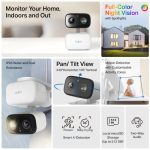 TP-Link Tapo C206 Indoor/Outdoor Home Security Wi-Fi Camera, White - Image 4